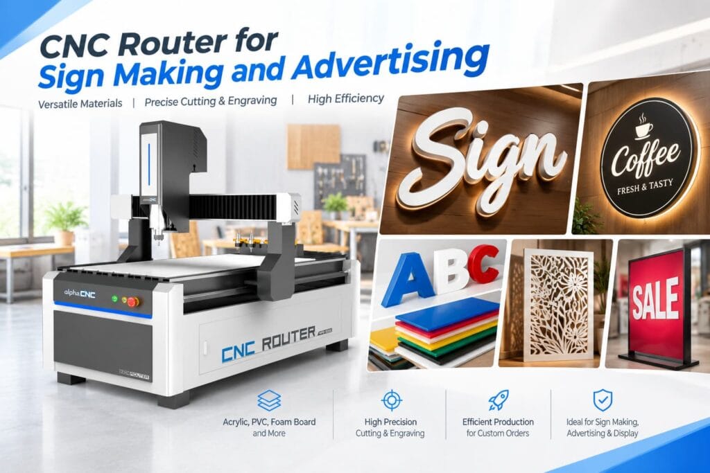 CNC Router for Sign Making and Advertising