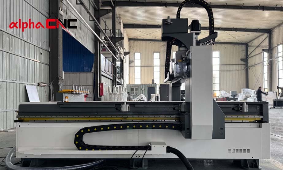 CNC Router in the Alpha factory