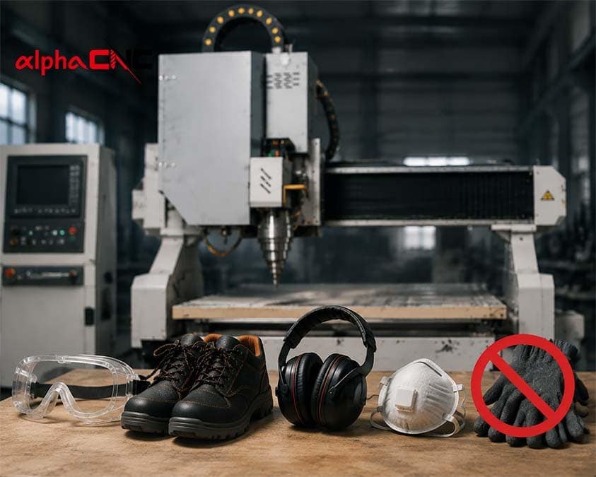 CNC Router Safety - Proper PPE Wearing
