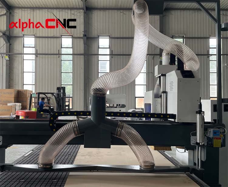 CNC machine troubleshooting- vacuum piping