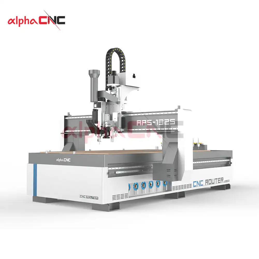 CNC Router with Oscillating Knife CCD camera