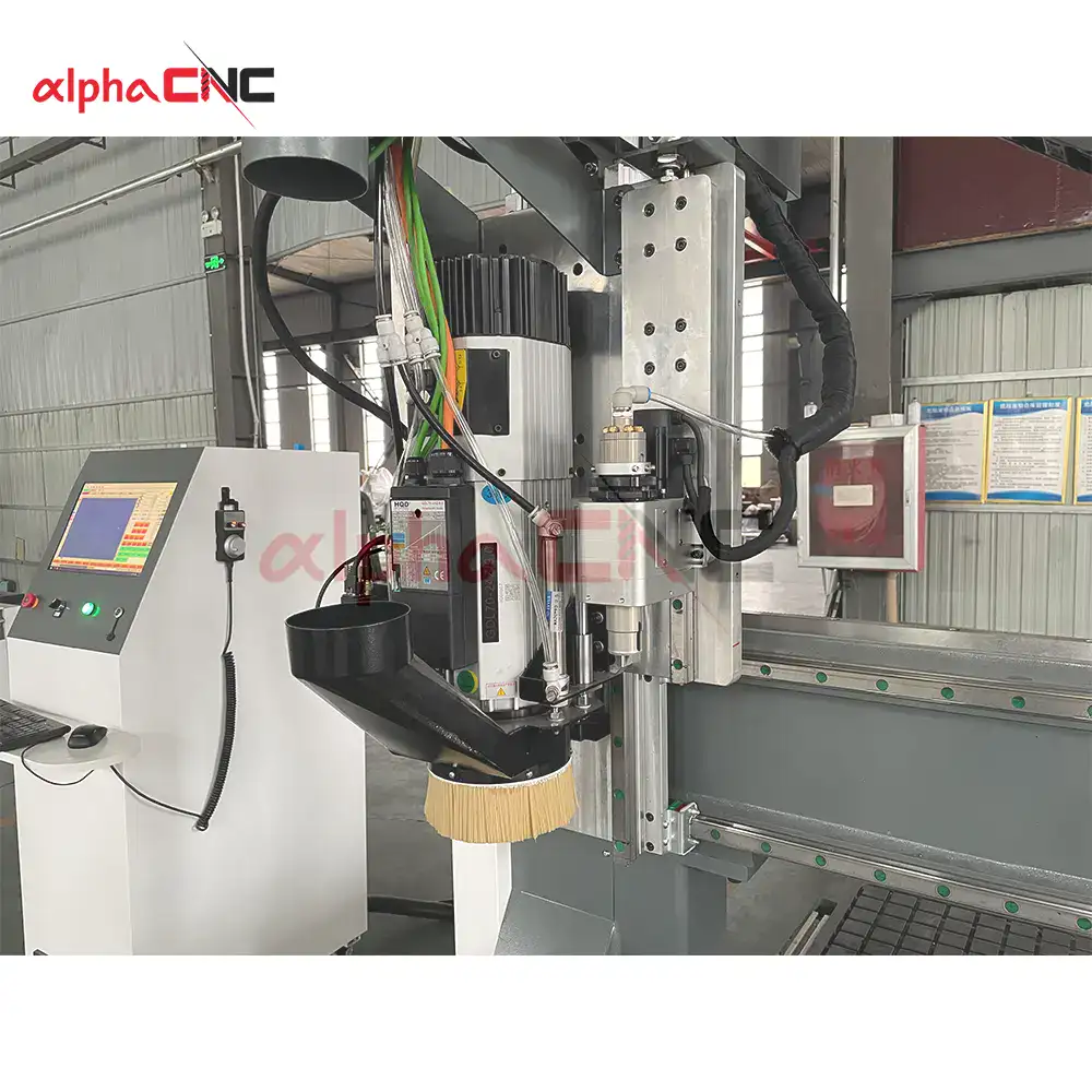 CNC Router with Oscillating Knife and CCD spindle