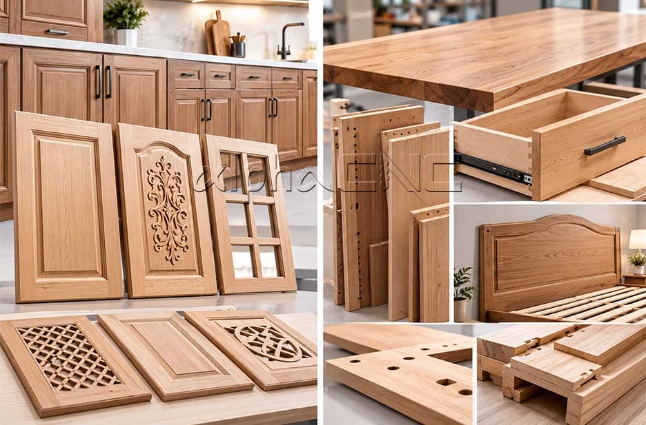 CNC Woodworking Projects for Cabinet Doors and Furniture Components