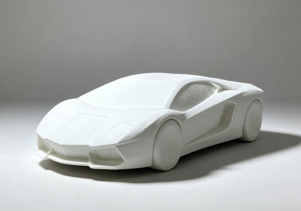 CNC foam cutting for car model