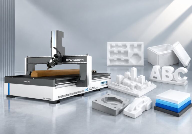 CNC foam router can be used to produce packaging linings, advertising signs, architectural models, and molds.