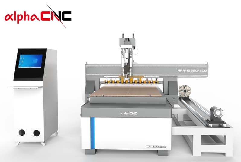 CNC machine for beginners with rotary axis