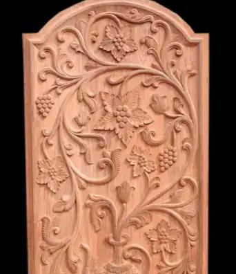 CNC routed cabinet door panel finished product