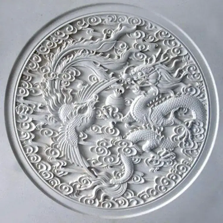 CNC router 3D relief carving sample