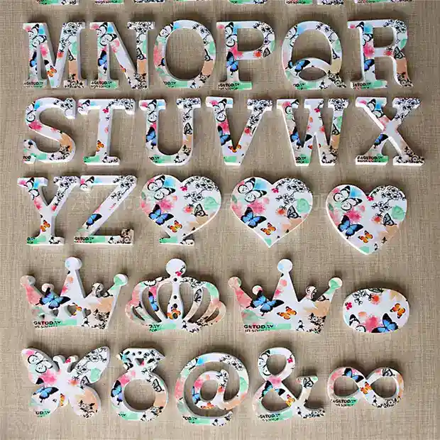 CNC router cutting sample foam letter sign cut parts