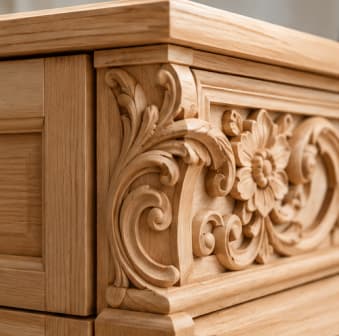 CNC router for furniture decorative parts and reliefs