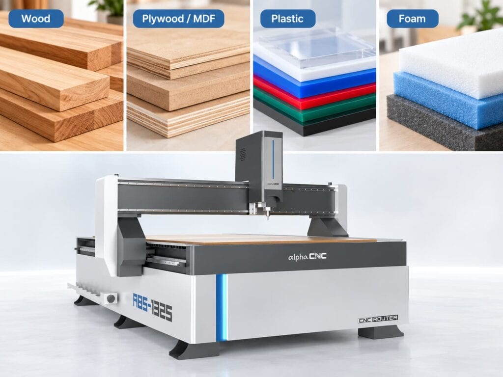 CNC router projects materials