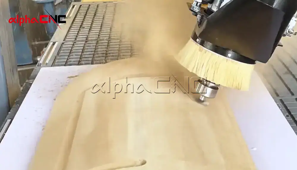 CNC wood router carving solid wood decorative patterns