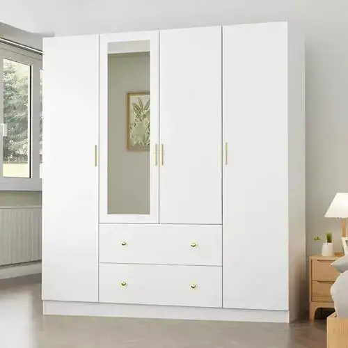CNC woodworking machinery finished panel wardrobe