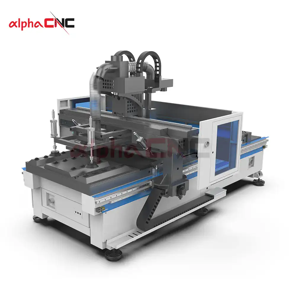 Control Panel of Alpha CNC 1325 Router