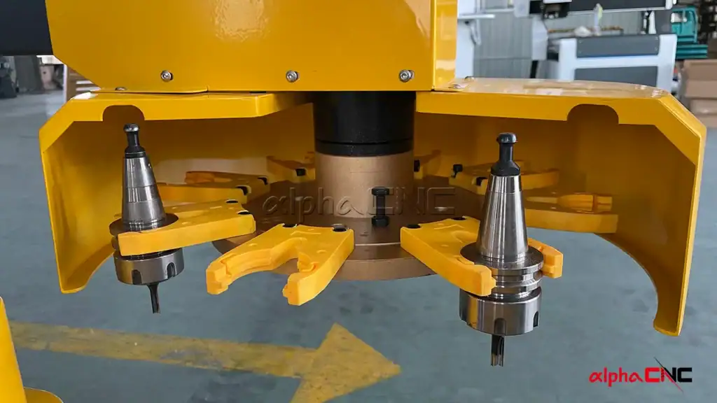 Carousel automatic tool changer for cnc router