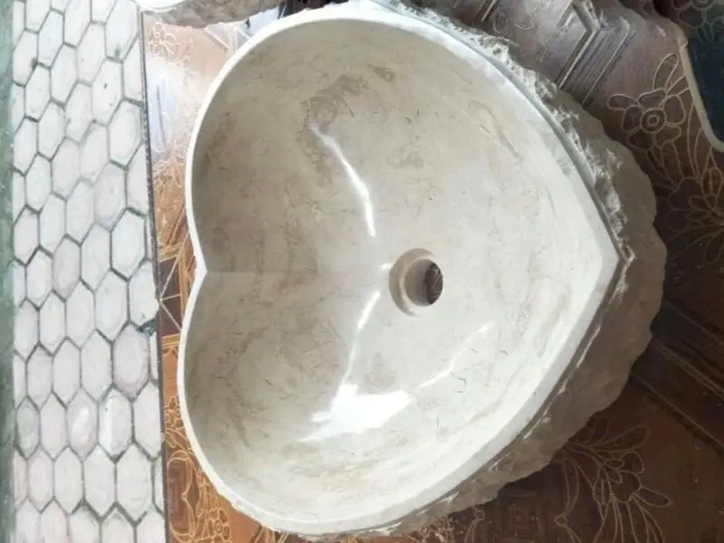 fabricated from durable solid surface material using CNC technology for a perfect shape