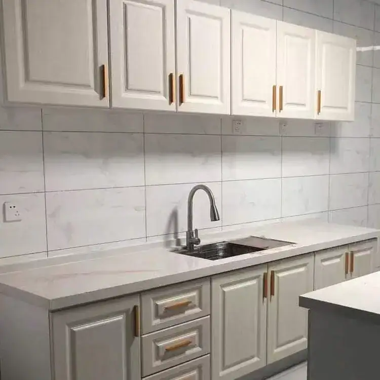 Elegant cabinet surface with CNC patterns