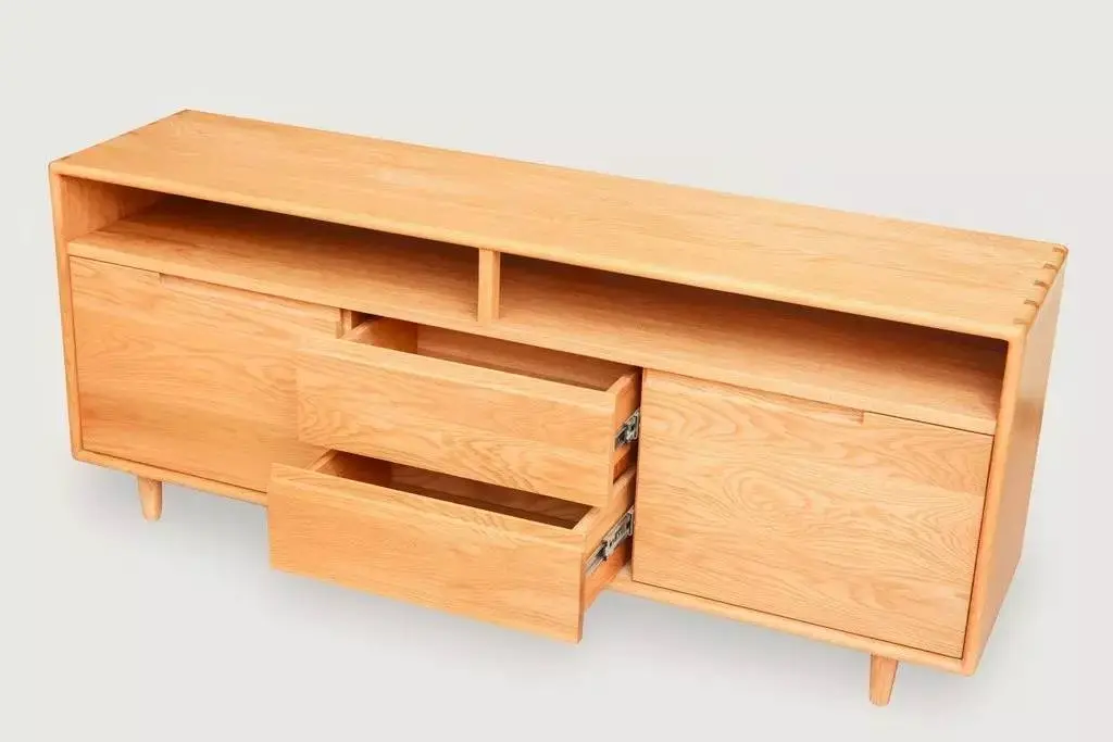 Set of modern kitchen cabinet doors featuring sleek linear designs carved by a wood CNC router