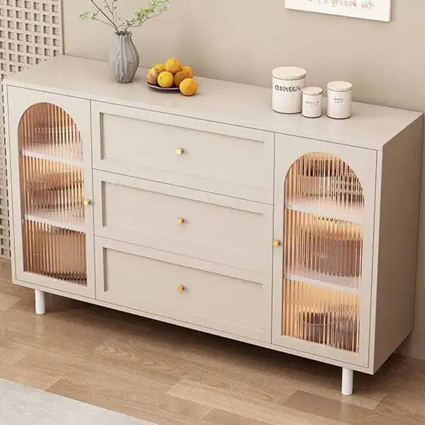 CNC-Cut Kitchen Cabinet Doors with Intricate Designs