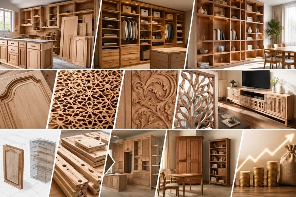 Custom Furniture and Cabinet Production with CNC router