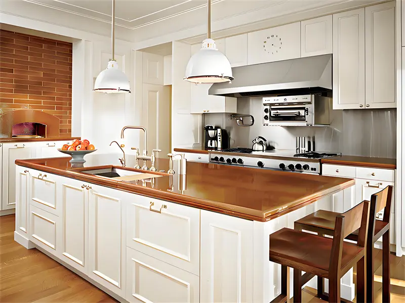 CNC router machining a custom solid wood table top