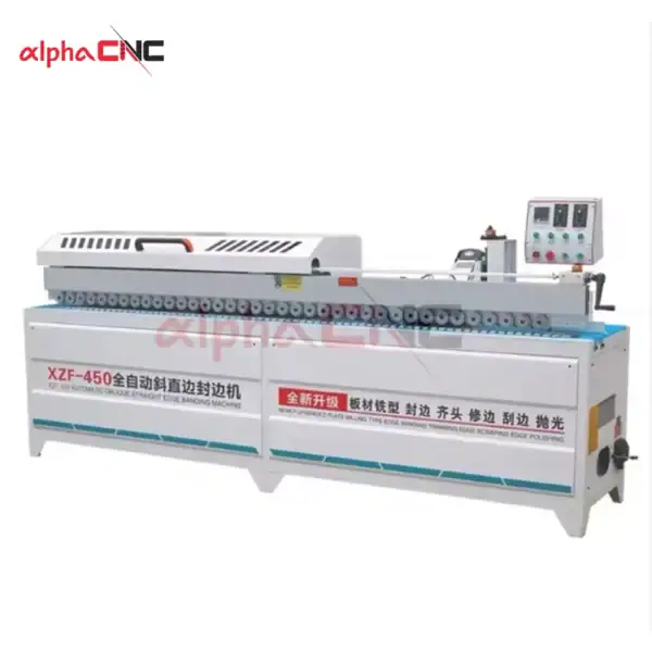 DW450 Automatic Edge Bander with 45° Saw for Handle-Less Cabinet