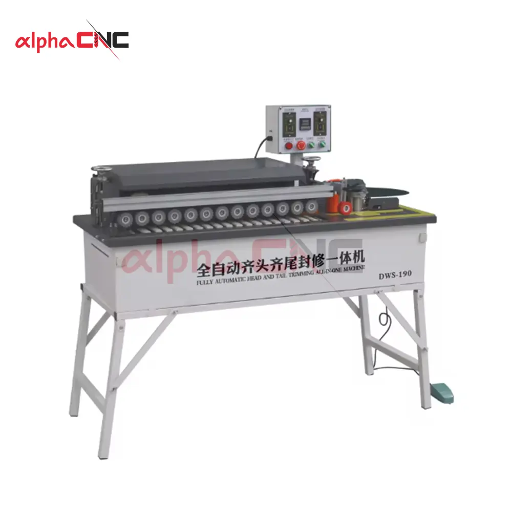 DWS-190 Edge Banding Machine with Auto Feed and Four-Foot Arc Knife for Efficient Panel Processing