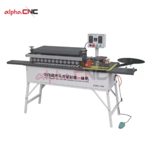 DWS-190 Shaped Edge Banding Machine with Double Row Inclined Pressure Wheels for Stable Feeding