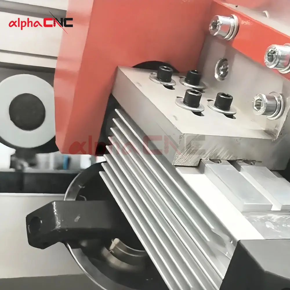 Alpha CNC Fine Trimming Tool Detail on Edge Banding System