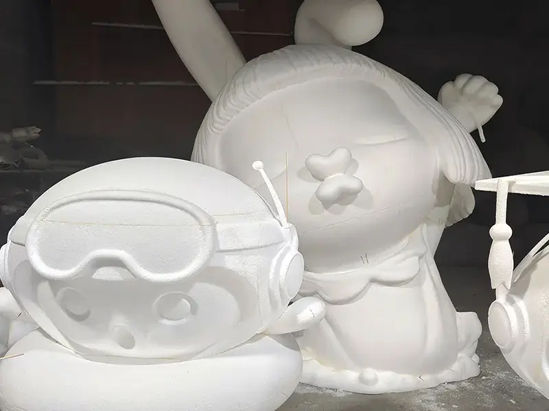 CNC router creating detailed 3D stereo