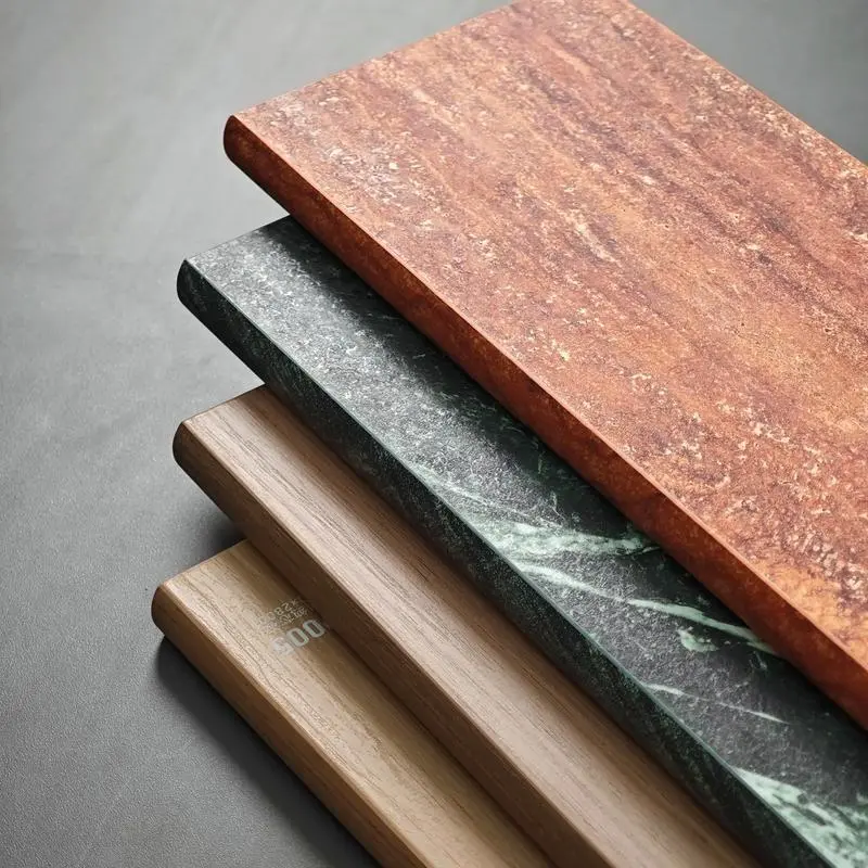 Laminate countertop edge sealed with a manual edge banding machine