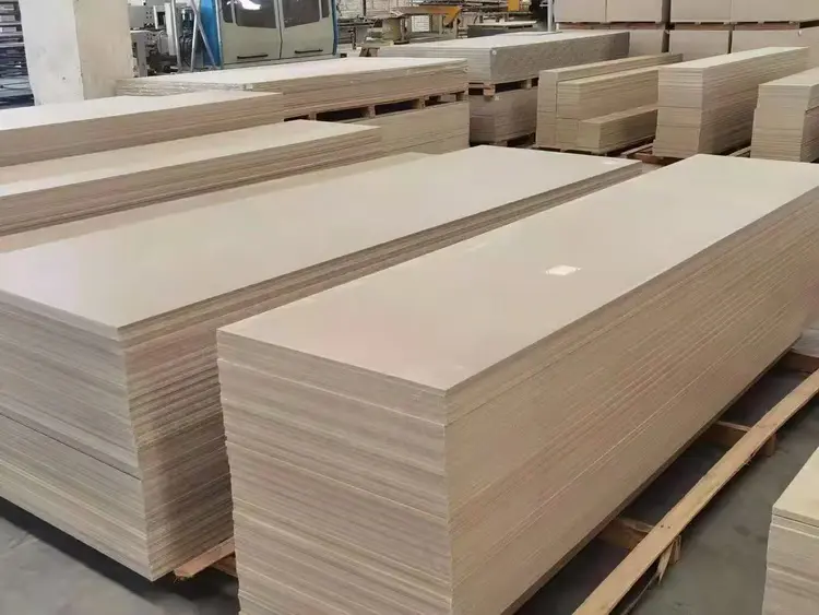 CNC Beam Saw Cutting Multiple Wood Panels Simultaneously for Efficient Production