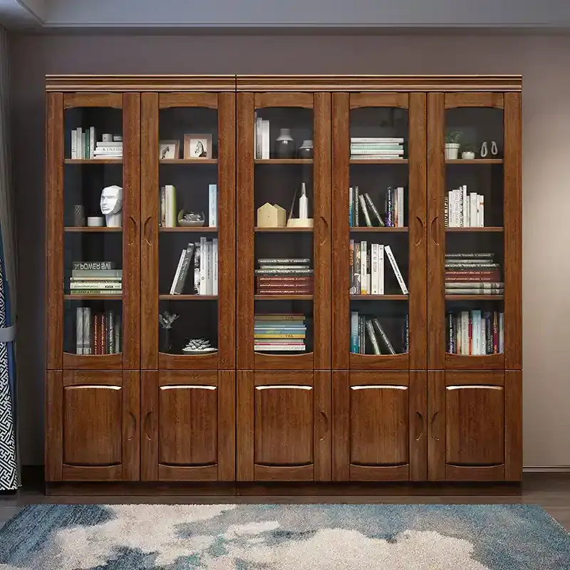 European style cabinet door with 3D relief pattern routed by CNC