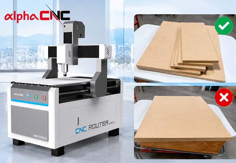 For a beginner CNC router, consider the machining range and workpiece size.