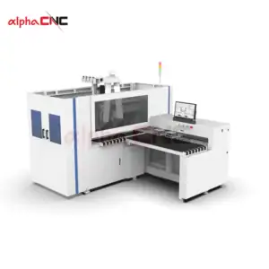 Alpha CNC Automatic Six-Side Drilling Machine Front View