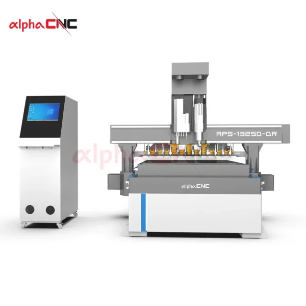 APS-1325D-DR direct row tool magazine with row drill - front view showing overall design