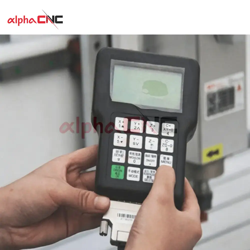 Handheld controller for stone CNC router