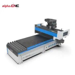 Alpha CNC APS-1325-D-C Right Side Showing Dust Ports