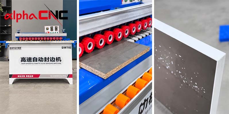 High Speed Automatic Edge Banding Machine for Furniture Panel Processing