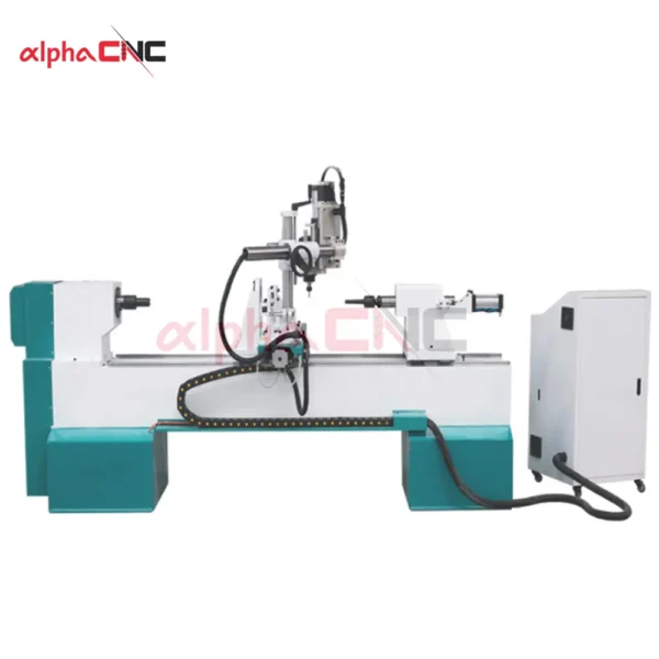 4-Axis CNC Router with Industrial Control Cabinet for Complex Wood Carving