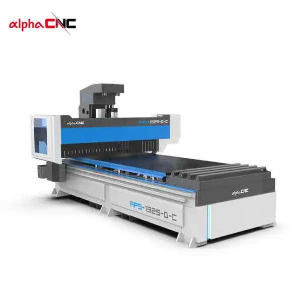 Alpha CNC APS-1325-D-C Left Side with Guarded ATC