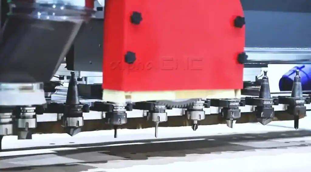 Industrial furniture CNC panel line straight line tool change