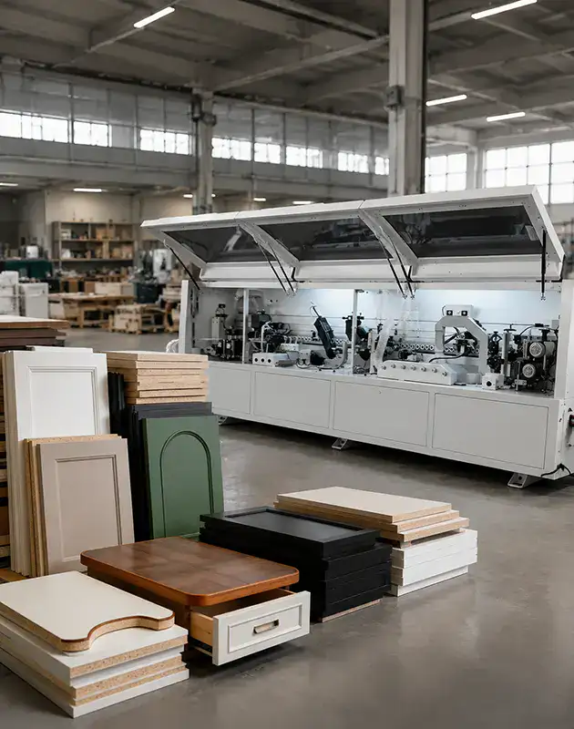 Industries using Alpha CNC automatic edge bander – from cabinets to doors