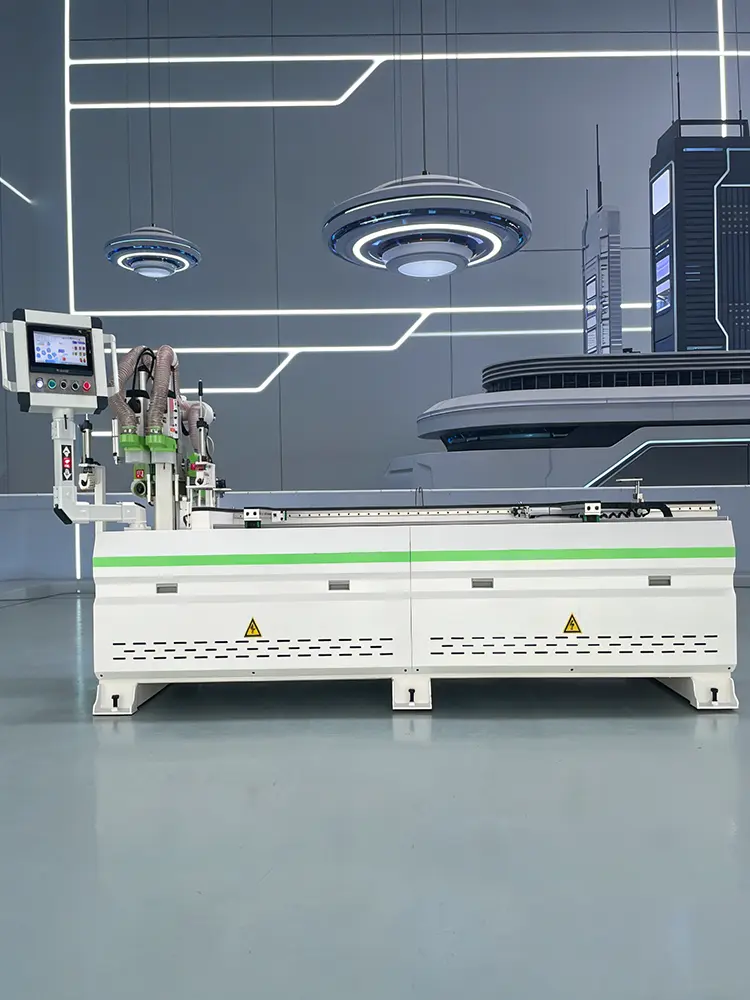 Hole locking machine display