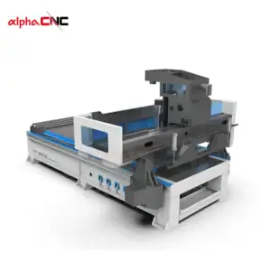 Alpha CNC APS-1325-D-C Close-Up of Gantry