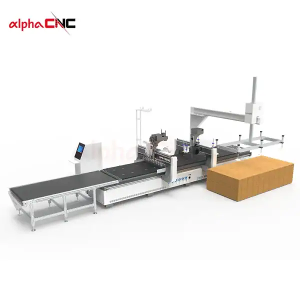 Longmen Feeding System Loading Full Board onto Label-Cut Machine