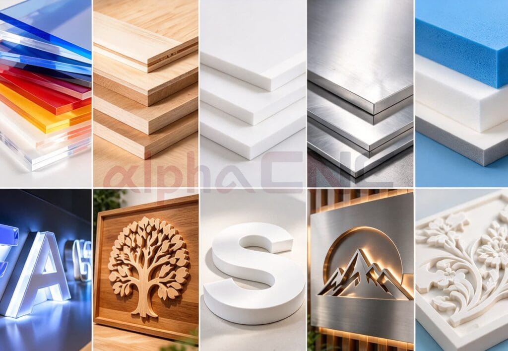 Materials Used for CNC Sign Making