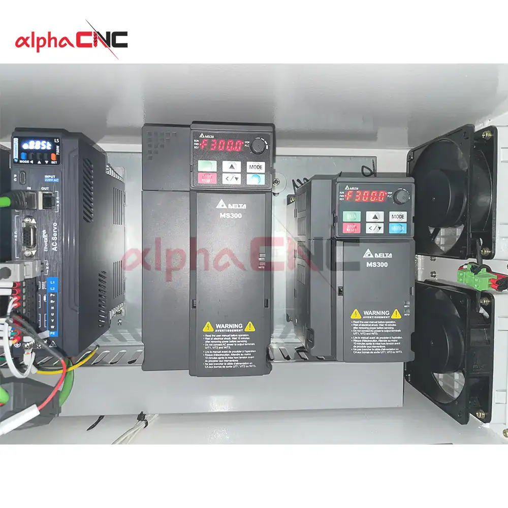 High-Power Servo Motor Driving CNC Spindle for Drilling