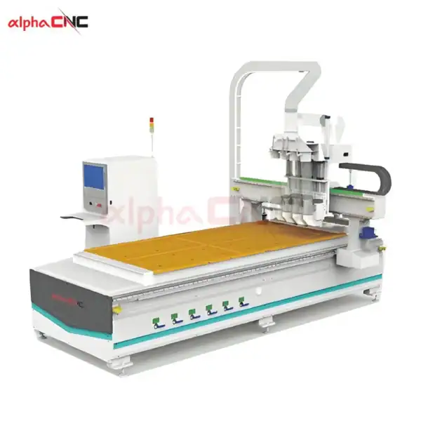 Heavy-Duty CNC Wood Carving Machine with Precision 3D Engraving Spindles