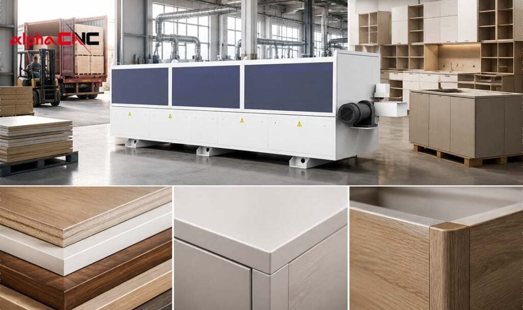 Automatic edge banding machines can improve the quality of South American furniture exports.
